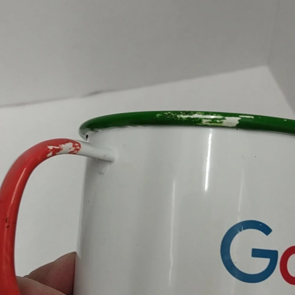 Google Enamel Graniteware Mug
